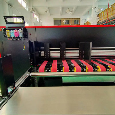 La macchina di stampa a colori di CMYK ha ondulato la stampatrice di Digital della scatola